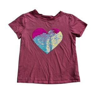 H&M Kids T-Shirt with Colorful Heart - Purple